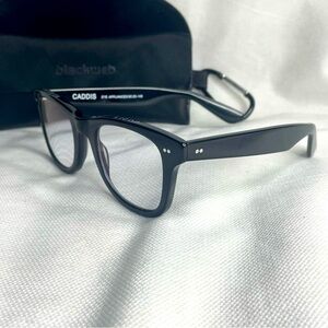 Caddis The Porgy +1.50 Readers Black Goofy 50-23-145 Eyeglasses FRAMES ONLY